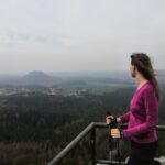 Pfaffenstein, Saské Švýcarsko, stolové hory, nordic walking